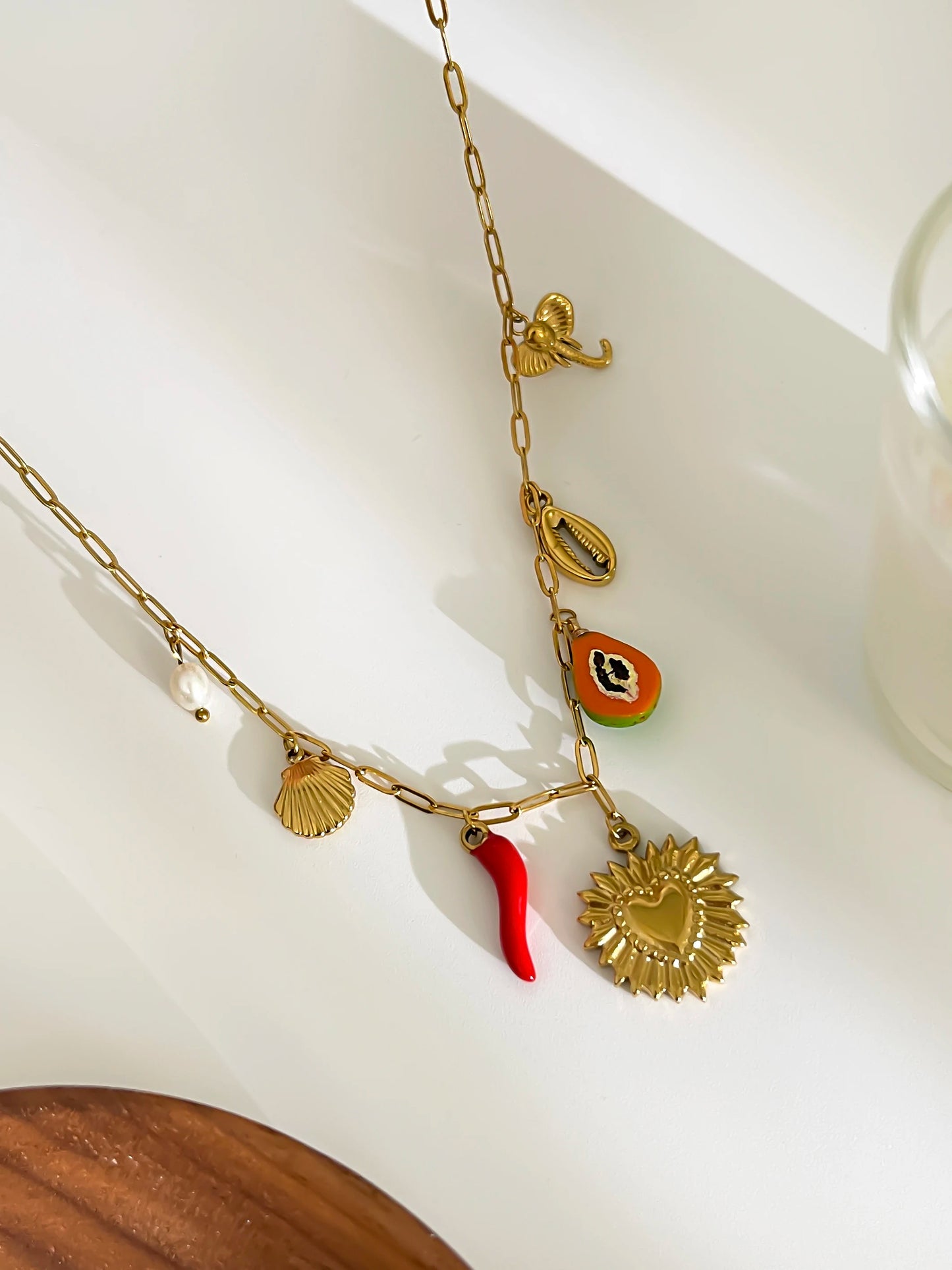 Boho Gold Necklace - Bijoux Art