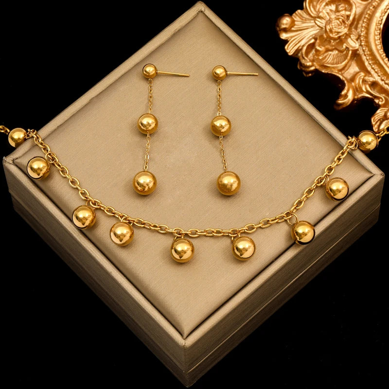 Rany Steel Necklace St 197 - Bijoux Art