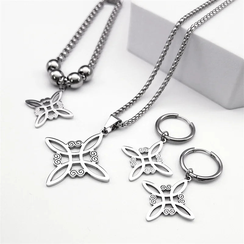 Stainless Steel Jewelry Set Irish