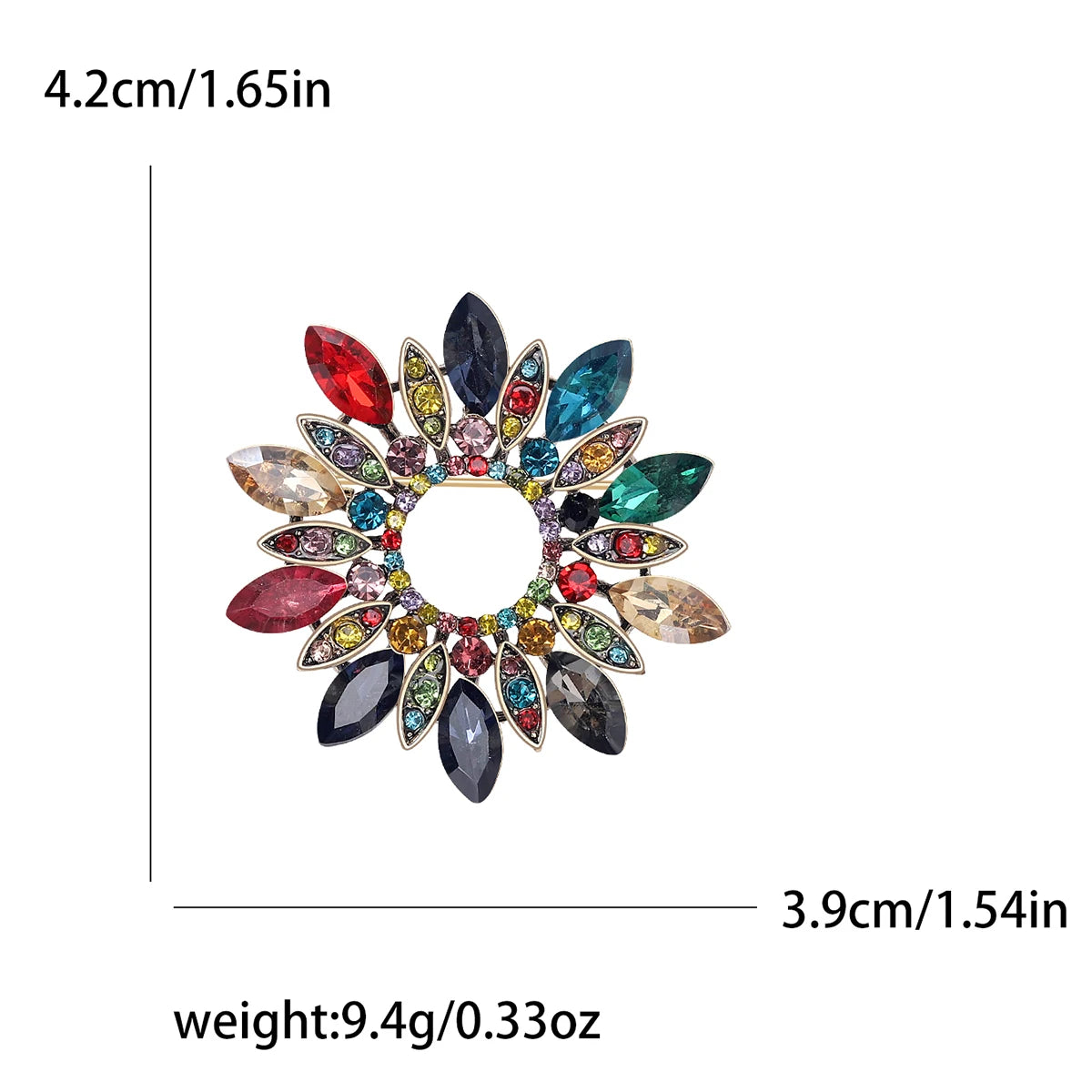 Flour Brooch - Bijoux Art
