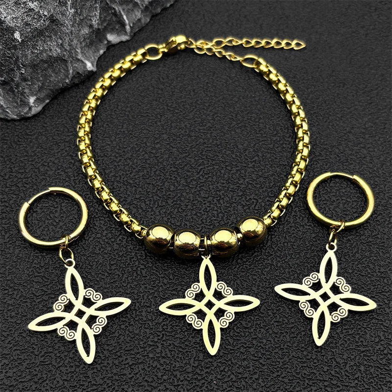 Stainless Steel Jewelry Set Irish