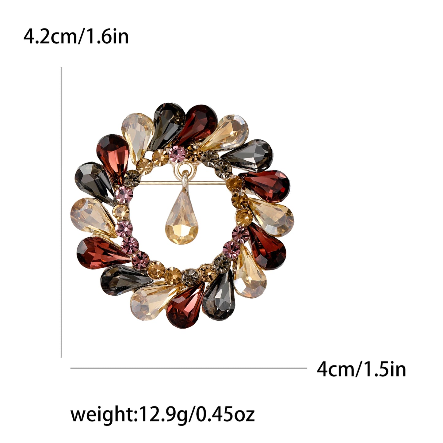 Flour Brooch - Bijoux Art