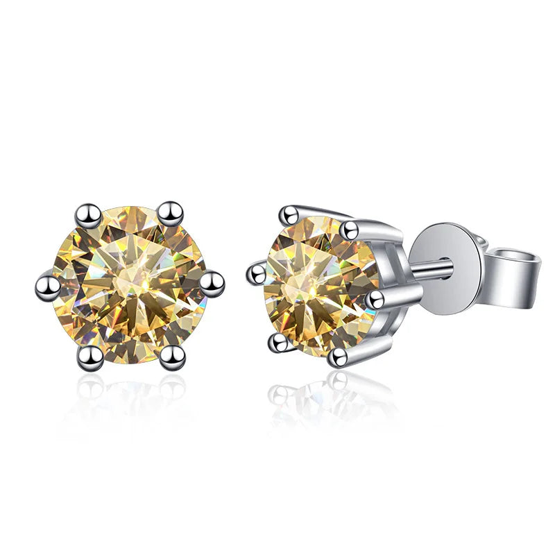 Moissanite Earrings - Bijoux Art