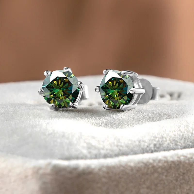 Moissanite Earrings - Bijoux Art