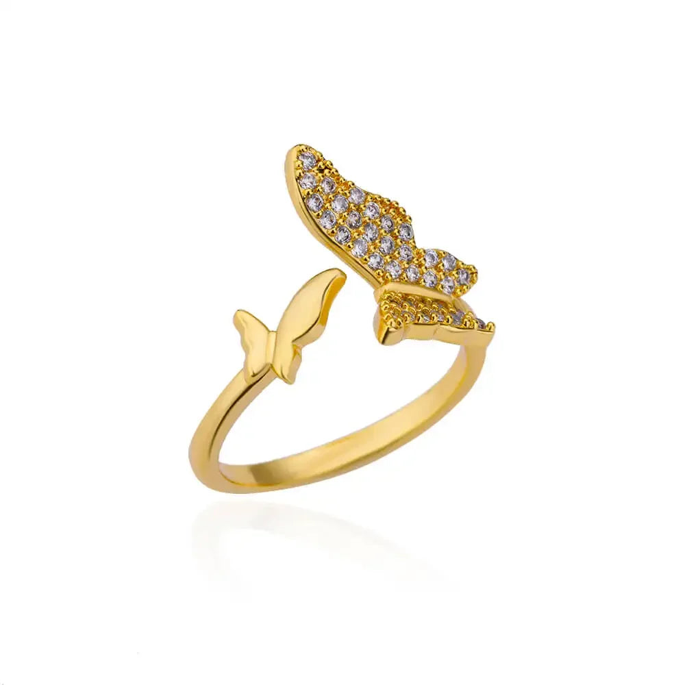 Women Rings Stainless Steel Adjustable