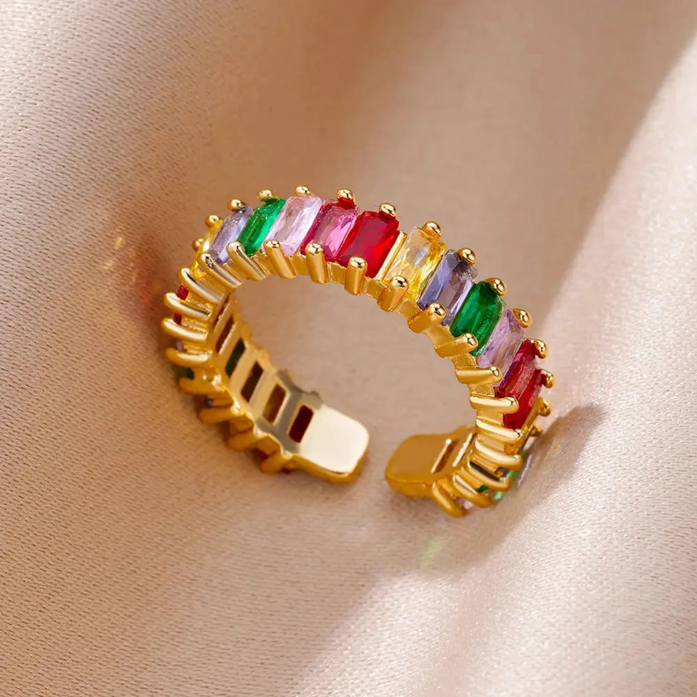 Colorful l Rings - Bijoux Art