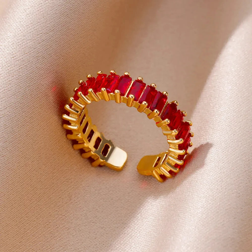 Colorful l Rings - Bijoux Art
