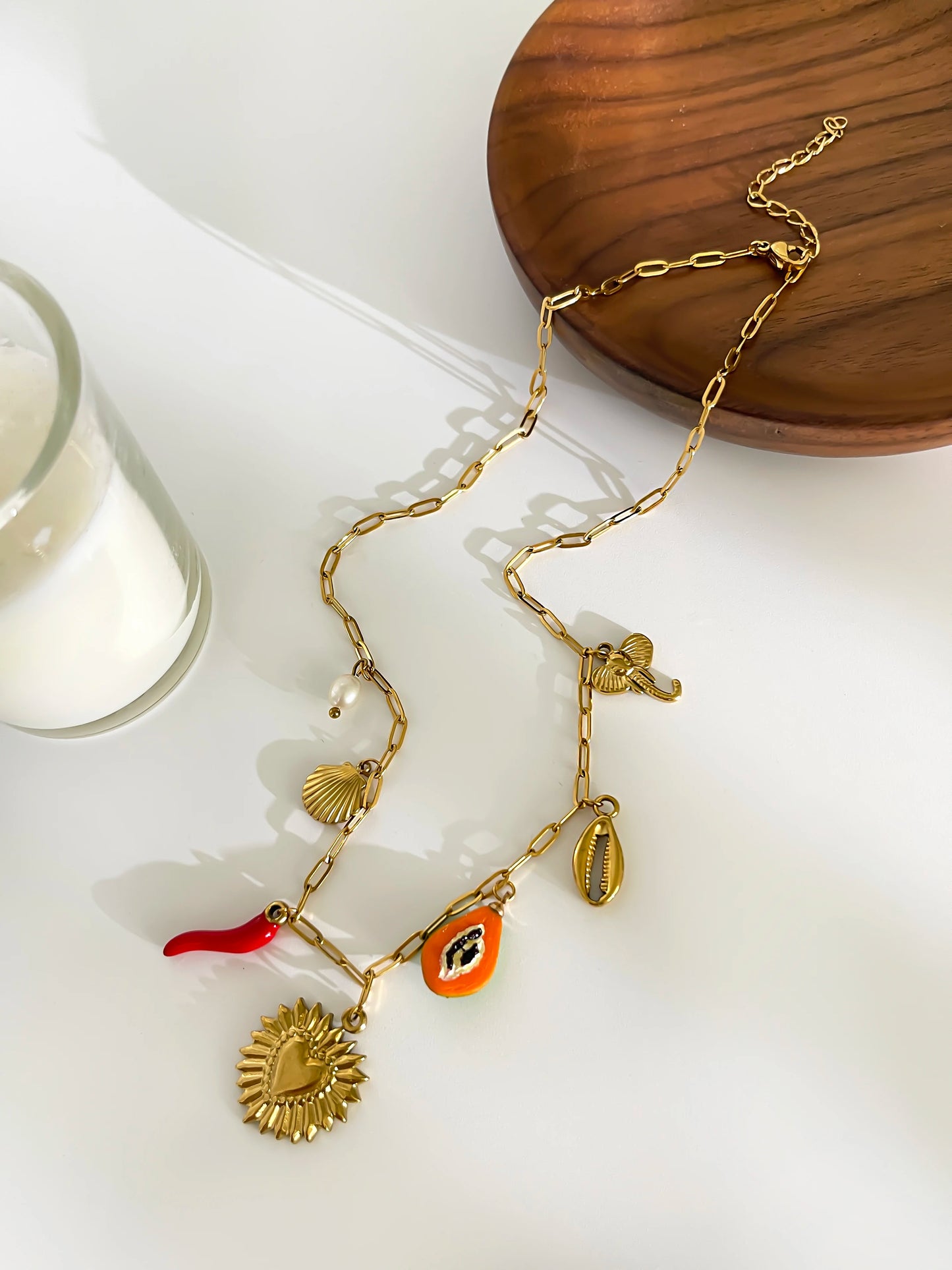 Boho Gold Necklace - Bijoux Art