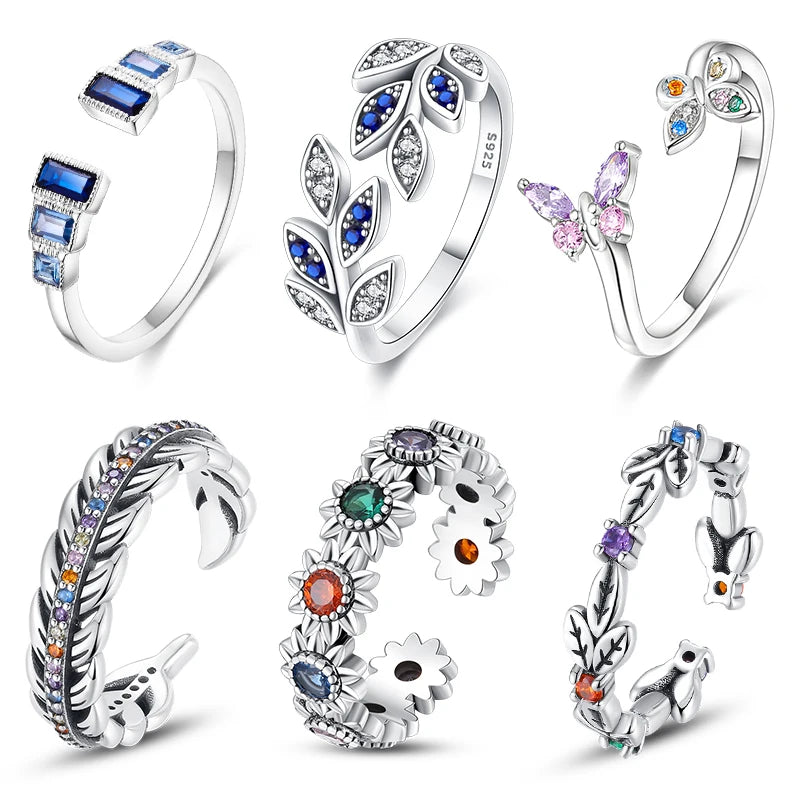  Product title is 925Sterling Silver Butterfly Rings Women 