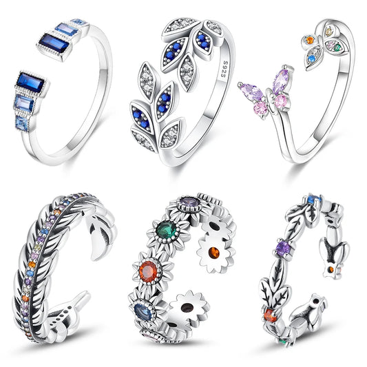  Product title is 925Sterling Silver Butterfly Rings Women 