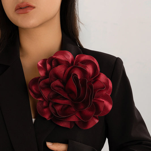 Rose Flower Brooches - Bijoux Art