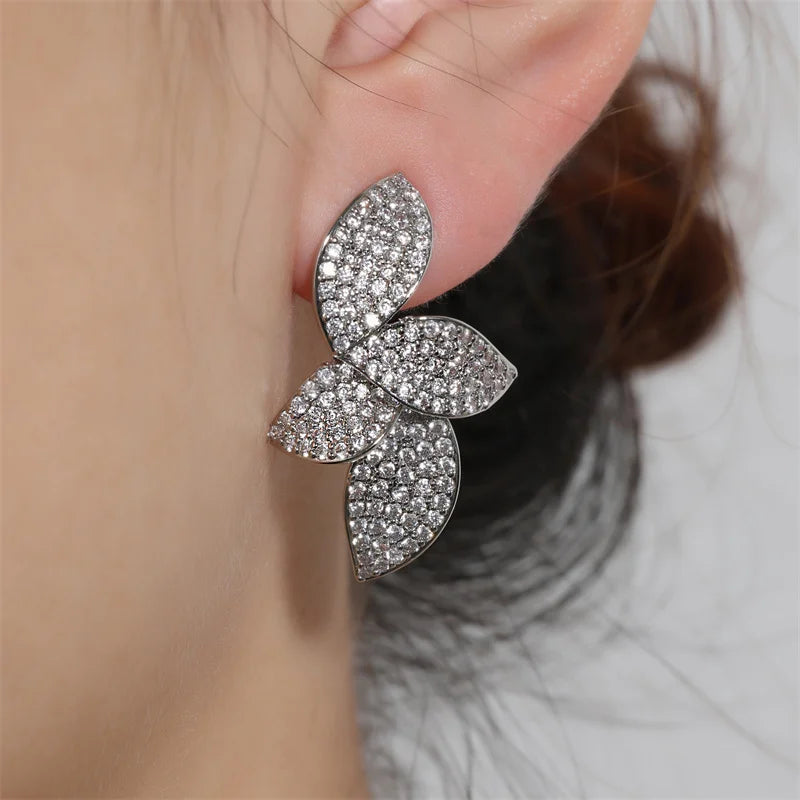 SAIDA Leaf Earrings - Bijoux Art