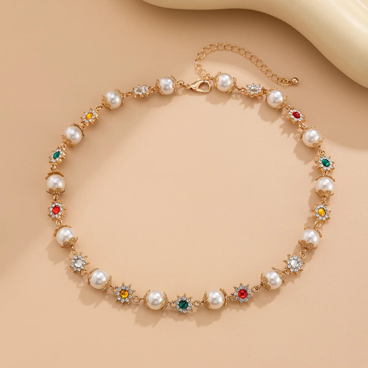 Product title : Jamila Rhinestone Necklace Gothic Wedding  