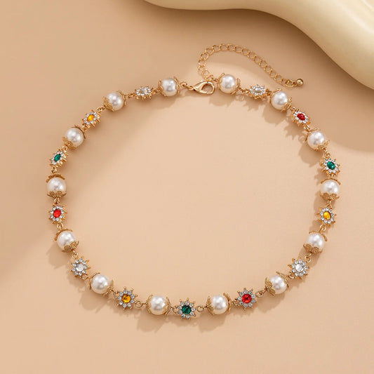 Product title : Jamila Rhinestone Necklace Gothic Wedding  