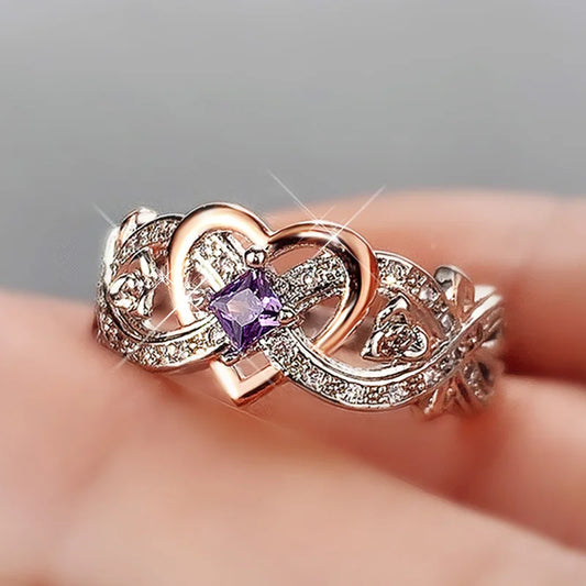 Product title is ghitan Creative Women's Heart Rings