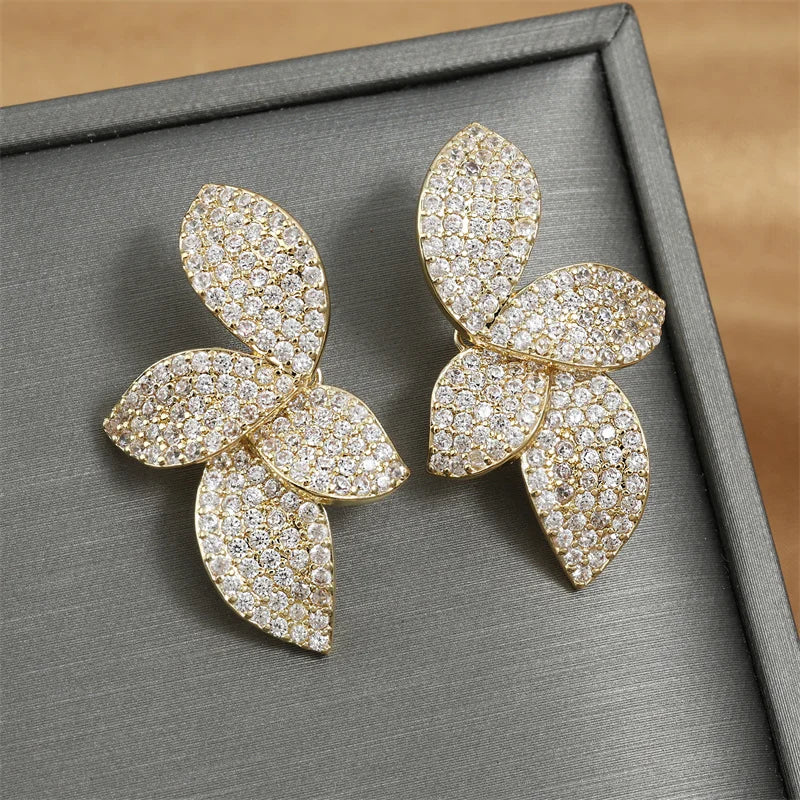 SAIDA Leaf Earrings - Bijoux Art