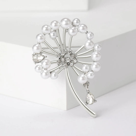 Pearl Plant Brooches - Bijoux Art