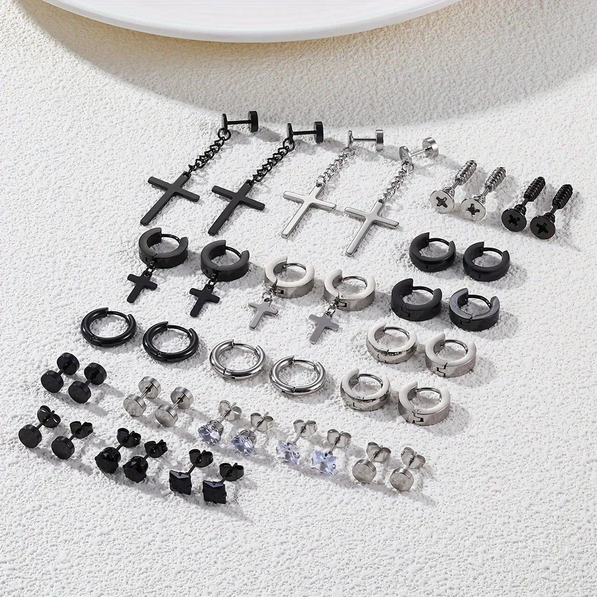 Simple  Zircon  Earrings - Bijoux Art