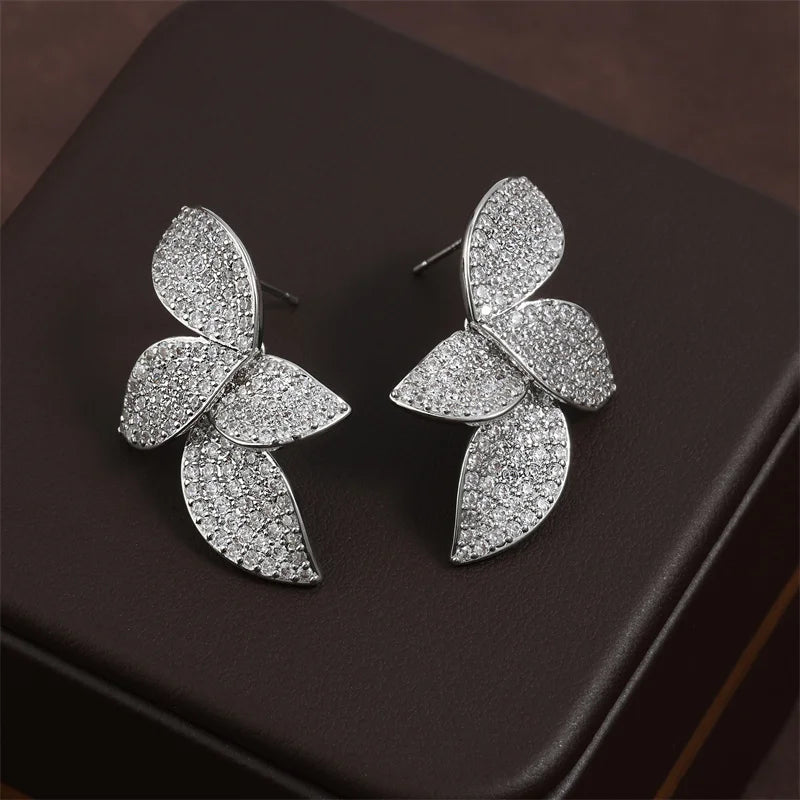 SAIDA Leaf Earrings - Bijoux Art