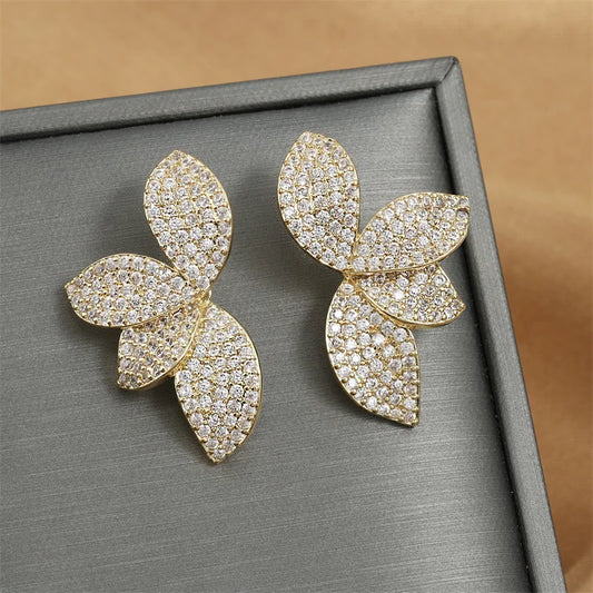 SAIDA Leaf Earrings - Bijoux Art