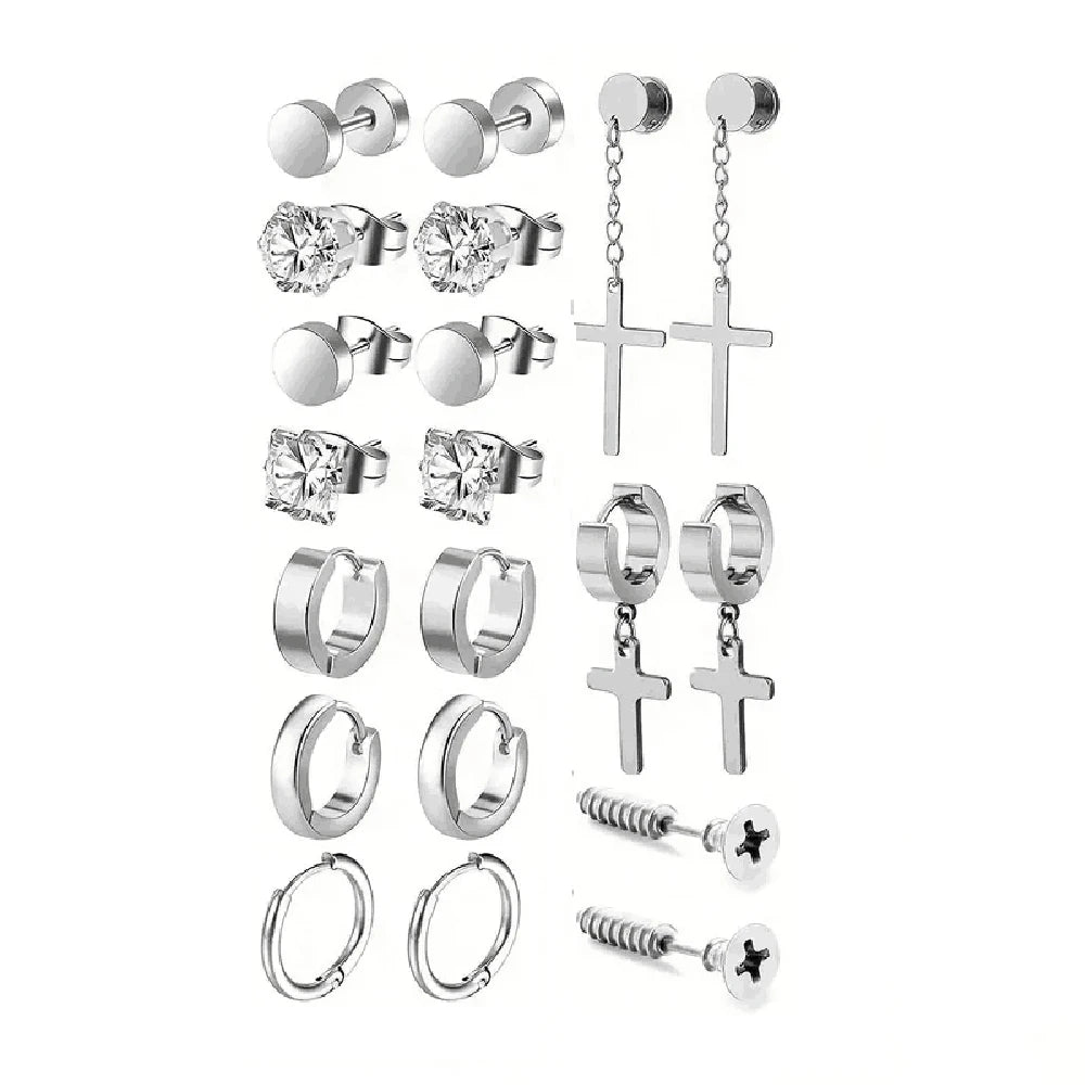 Simple  Zircon  Earrings - Bijoux Art