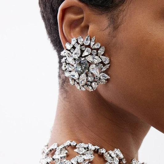 product title is Laura Round  Earrings  