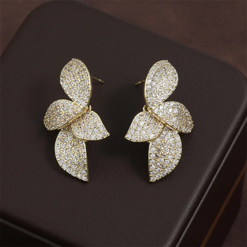 SAIDA Leaf Earrings - Bijoux Art