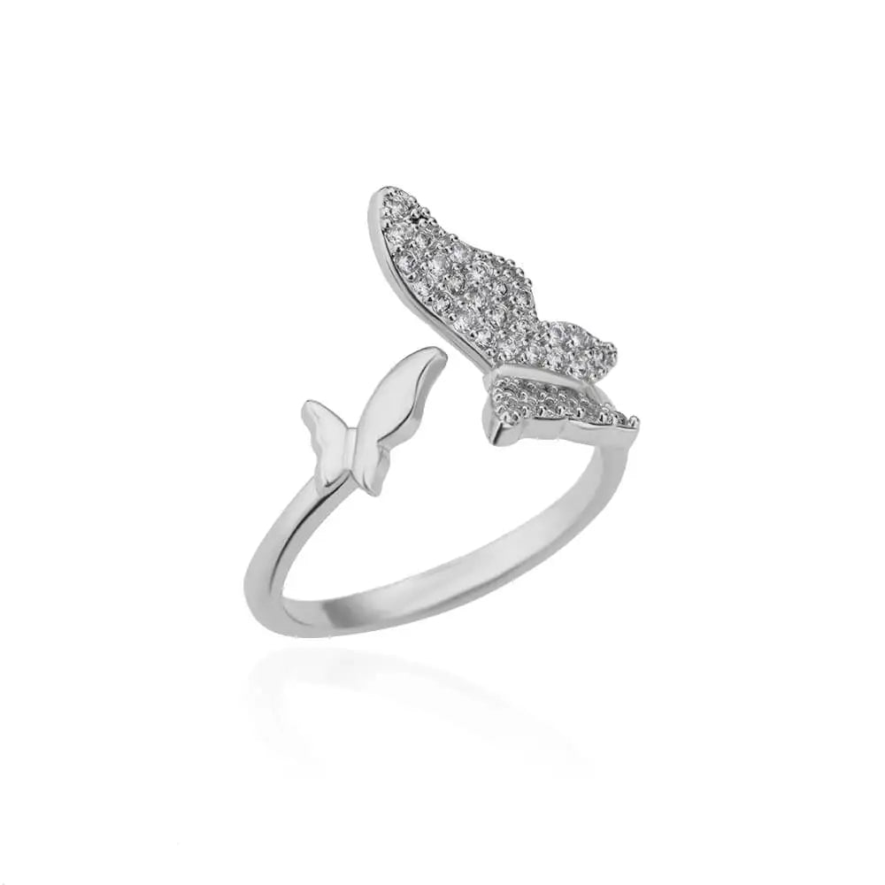Women Rings Stainless Steel Adjustable