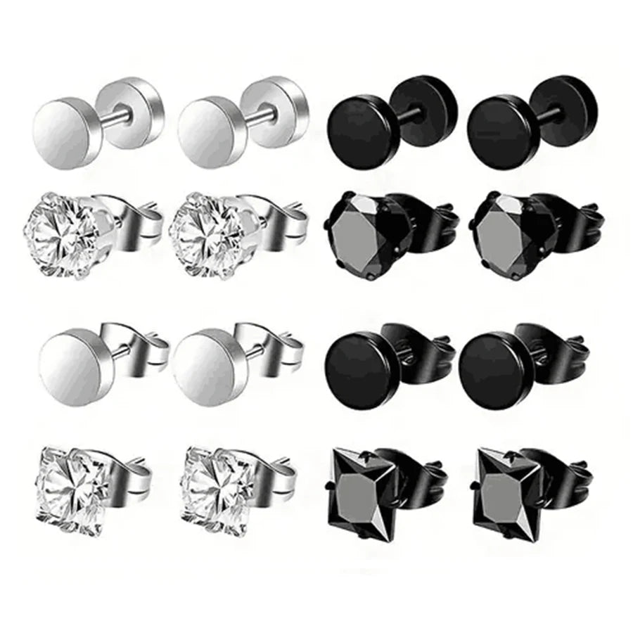 Simple  Zircon  Earrings - Bijoux Art