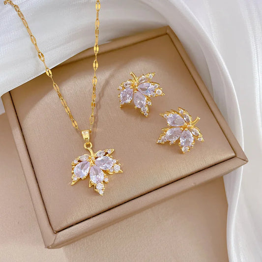Product title  is ZADA Luxury Engagement Jewelry Set  