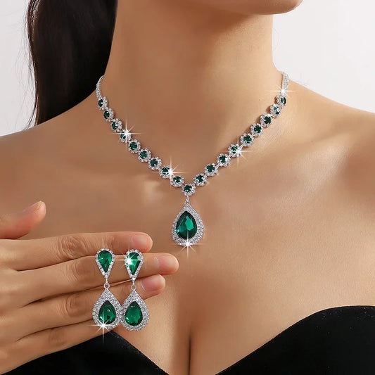 Product title is Ezzine Luxury Jewelry Set  