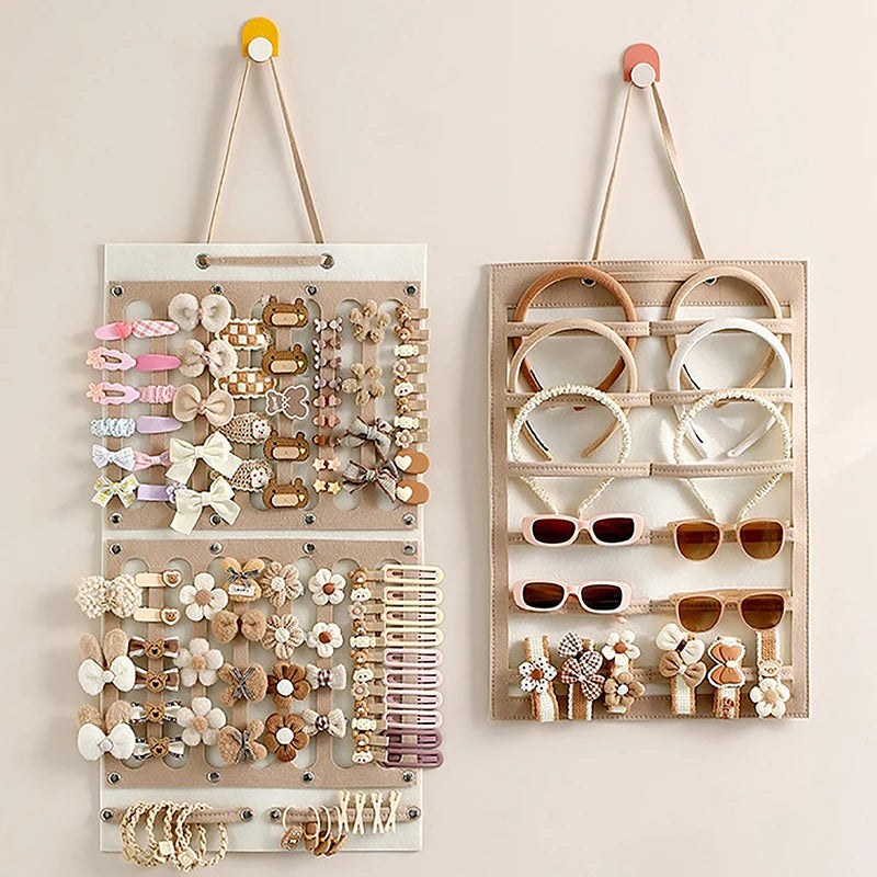 Product title is Hair Bows Organizer Wall  