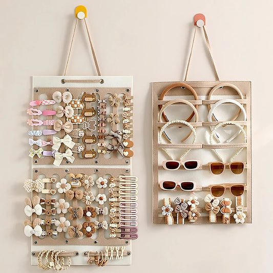 Product title is Hair Bows Organizer Wall  