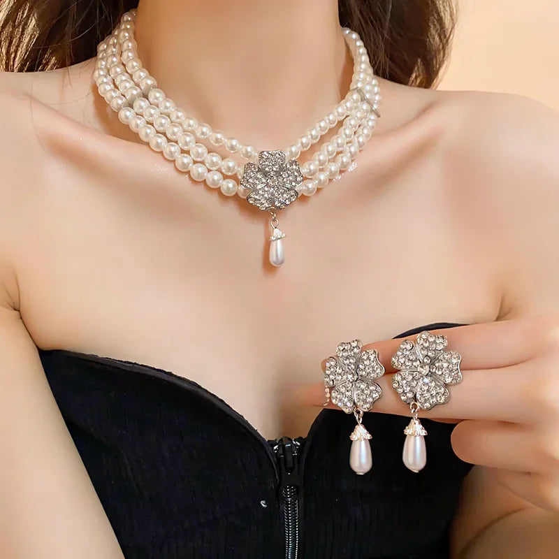 Product title is Necklaces French Luxury Jewelry Sets 