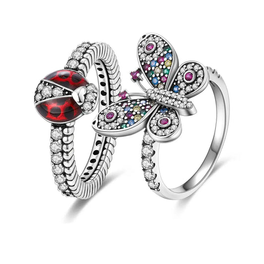 Zirconia Butterfly Ring Collection - Bijoux Art