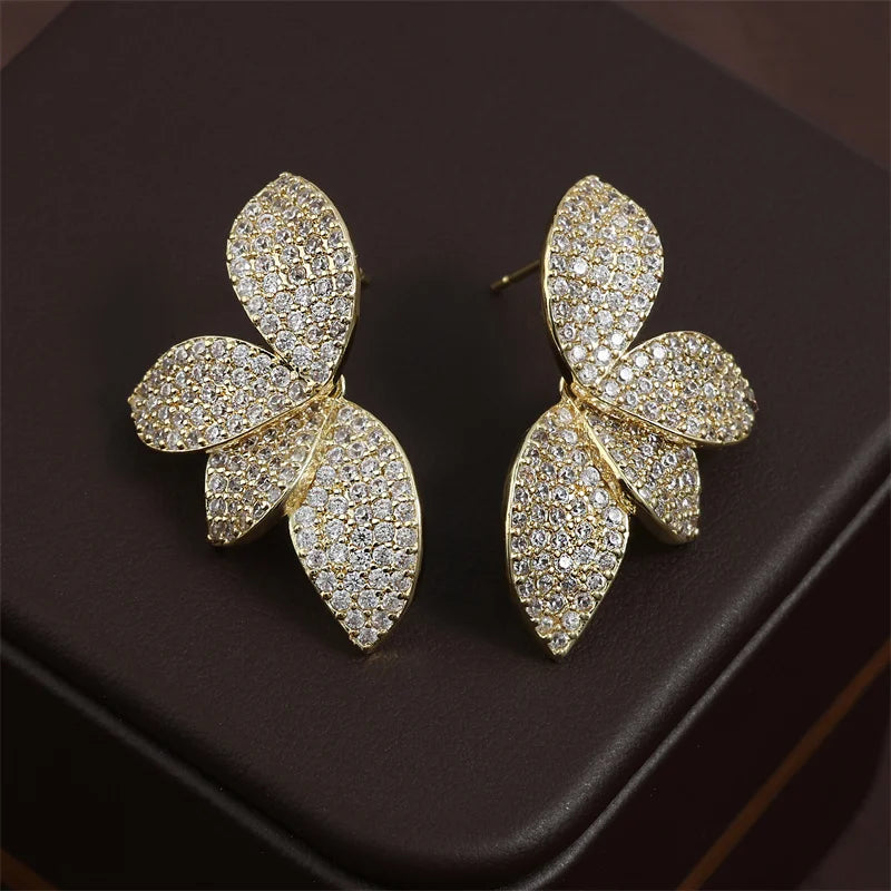SAIDA Leaf Earrings - Bijoux Art