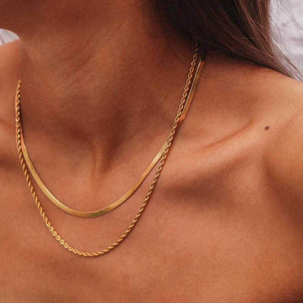 Uworld 18K Gold Plated  Necklace