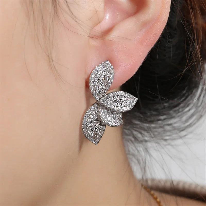 SAIDA Leaf Earrings - Bijoux Art