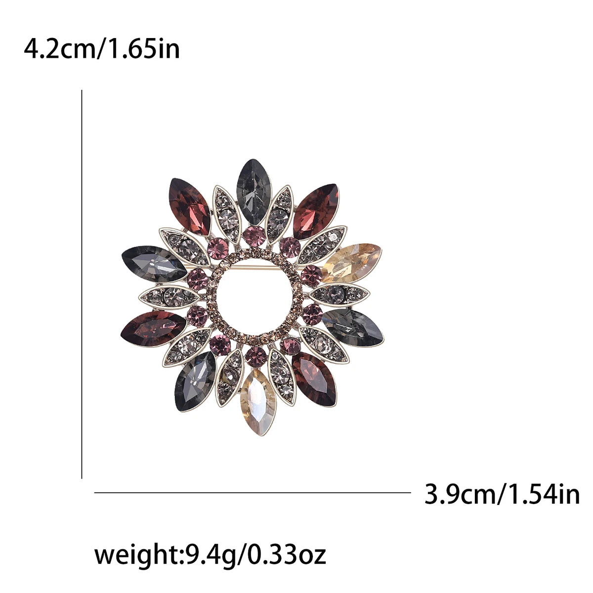 Flour Brooch - Bijoux Art