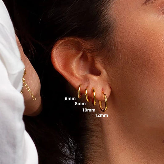  Product title is Marwa Huggies Earrings  