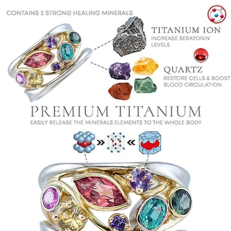 Women Magnetic Therapy Ring - Bijoux Art