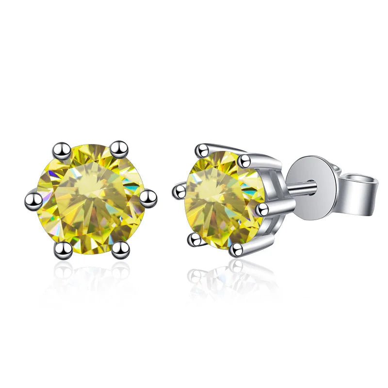 Moissanite Earrings - Bijoux Art