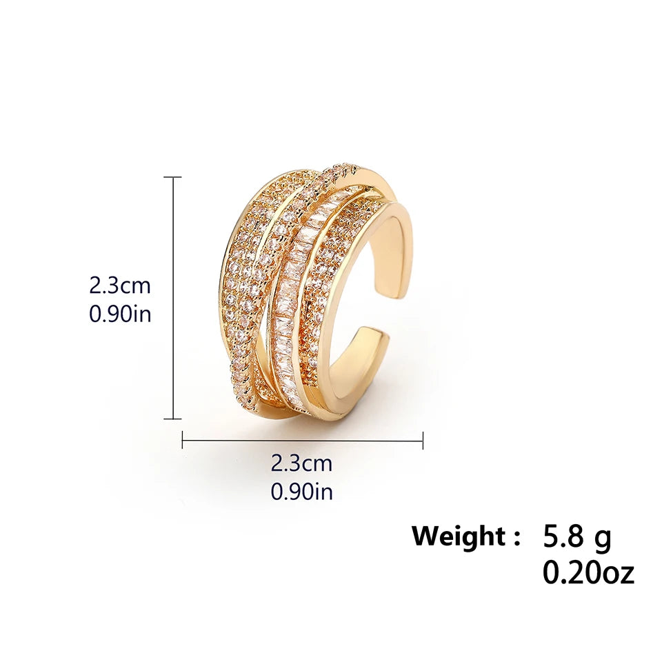 UILLA 18k Gold Opening Ring - Bijoux Art