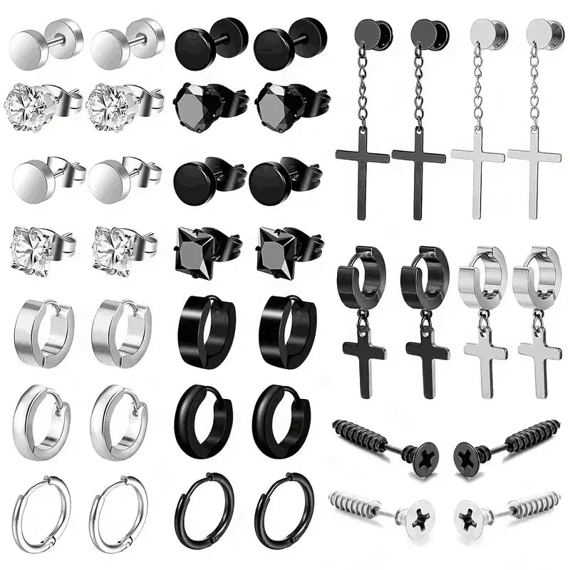 Simple  Zircon  Earrings - Bijoux Art