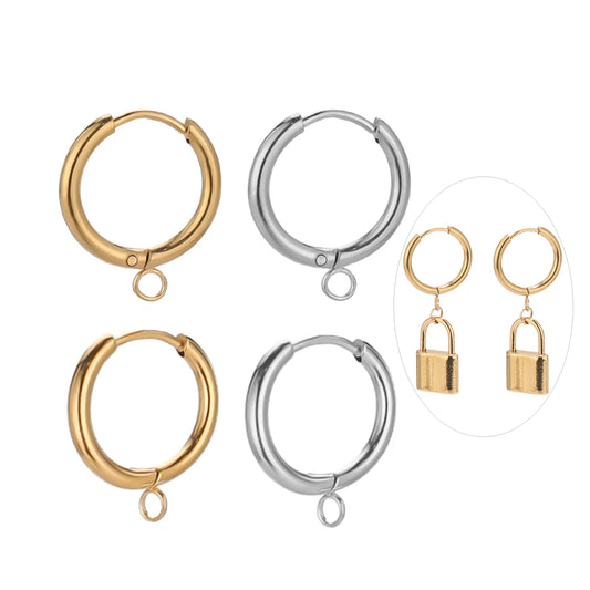 Product title is Latifa  Huggie Earrings  