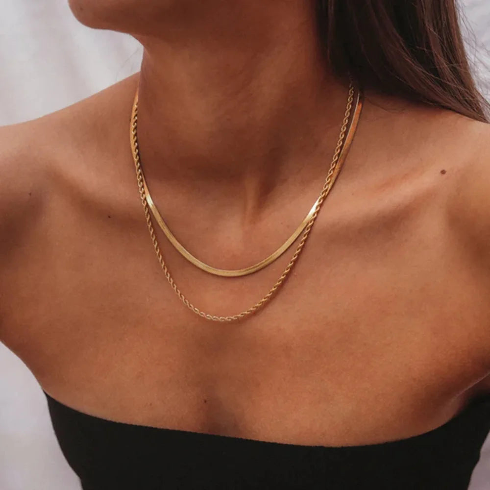 Uworld 18K Gold Plated  Necklace