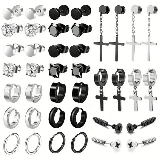 Simple  Zircon  Earrings - Bijoux Art